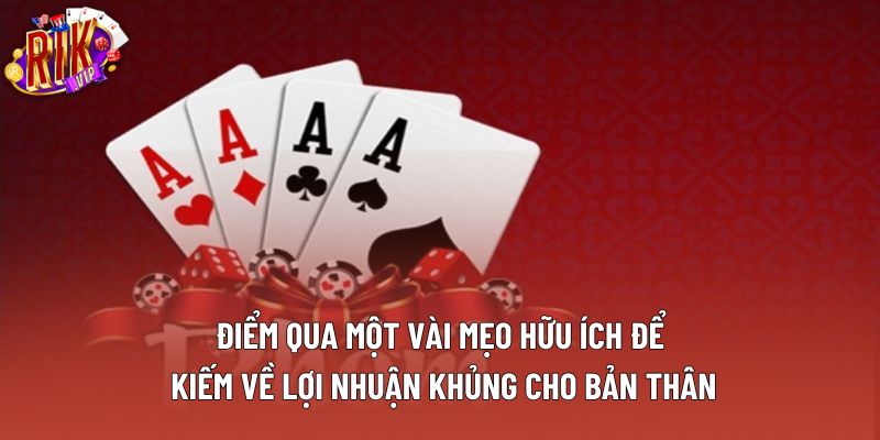 Điểm qua một vài mẹo hữu ích để kiếm về lợi nhuận khủng cho bản thân Điểm qua một vài mẹo hữu ích để kiếm về lợi nhuận khủng cho bản thân